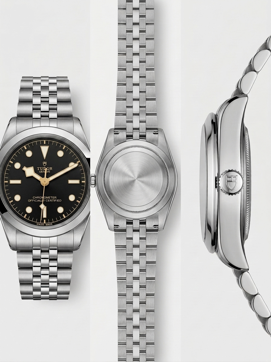 Tudor Black Bay Smooth Bezel – Matte Black Dial (Stainless Steel Jubilee)