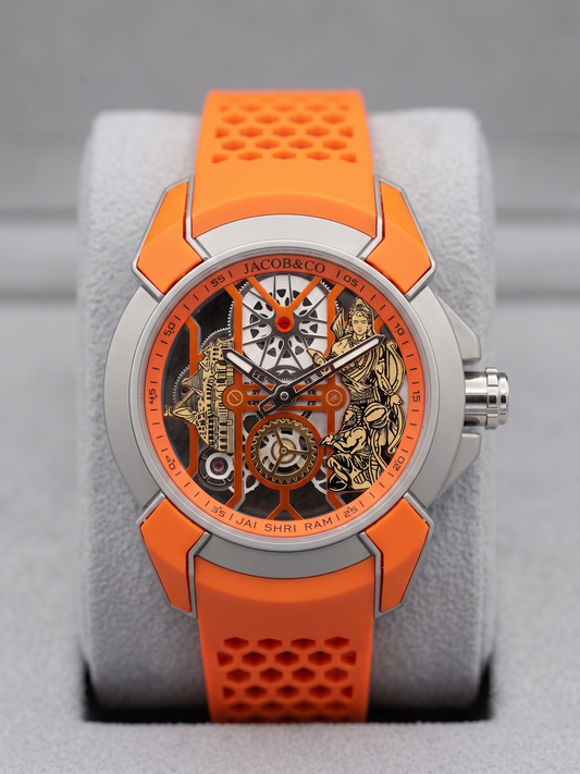 Jacob & Co Epic X Ayodhya Ram Mandir Skeleton Men’s Quartz Watch