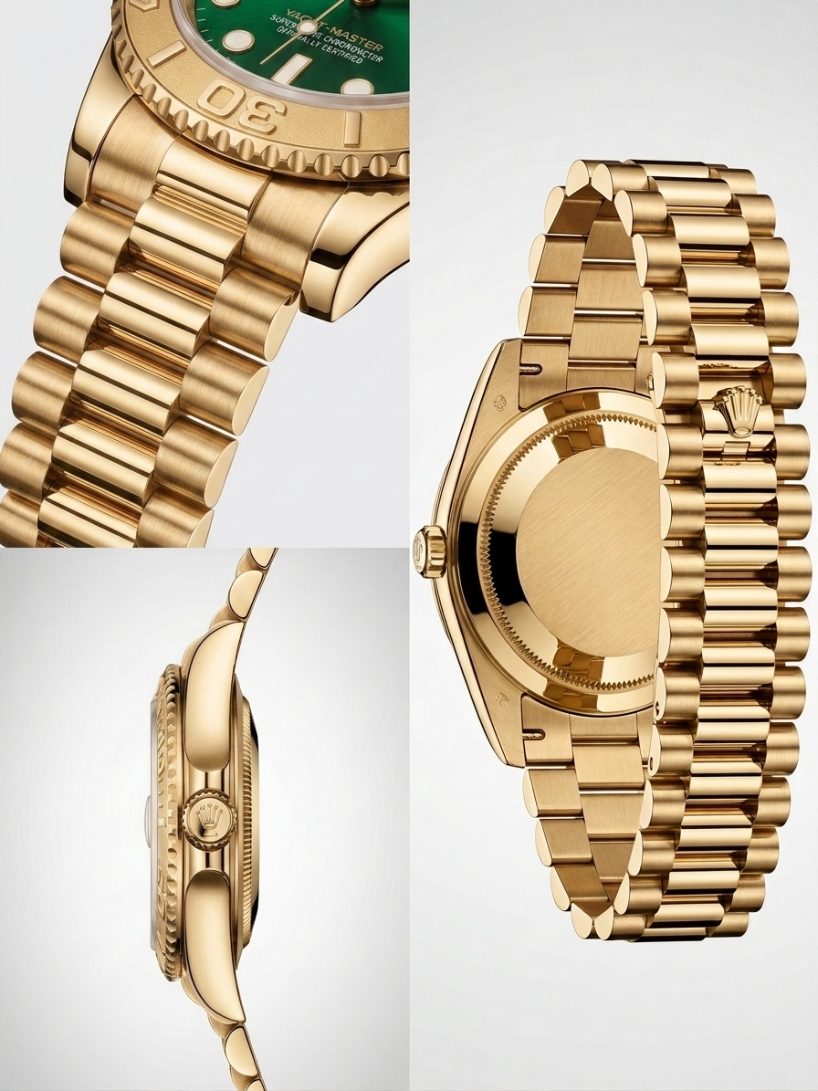 Rolex Yacht-Master Gold – Sunray Emerald Green Dial