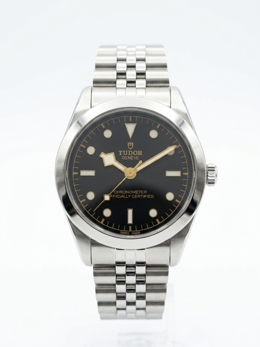 Tudor Black Bay Smooth Bezel – Matte Black Dial (Stainless Steel Jubilee)